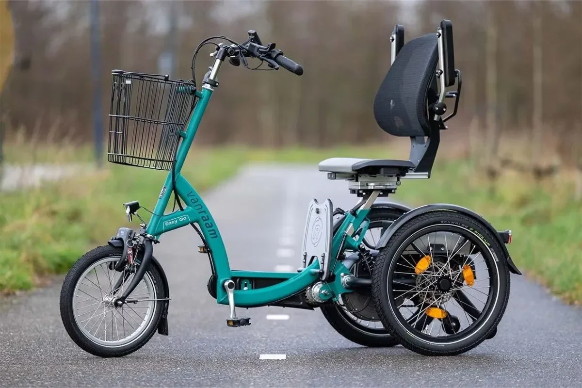 Van Raam EASY GO SCOOTMOBIELFIETS OPAALGROEN MAT 2025