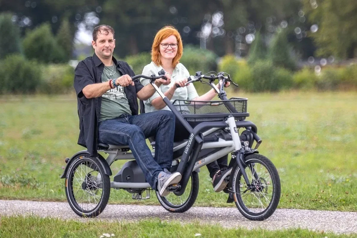 Van Raam FUN2GO DUOFIETS GREY Uni 2025