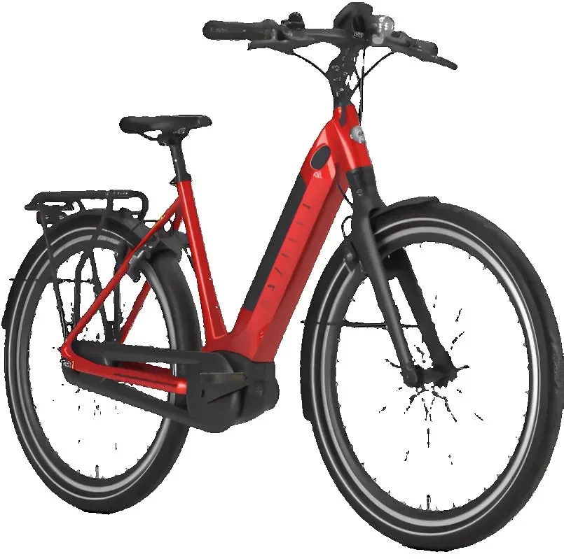 GAZELLE Ultimate C8+ HMB Belt Connect Dames Champion Red Glans 57cm 2022