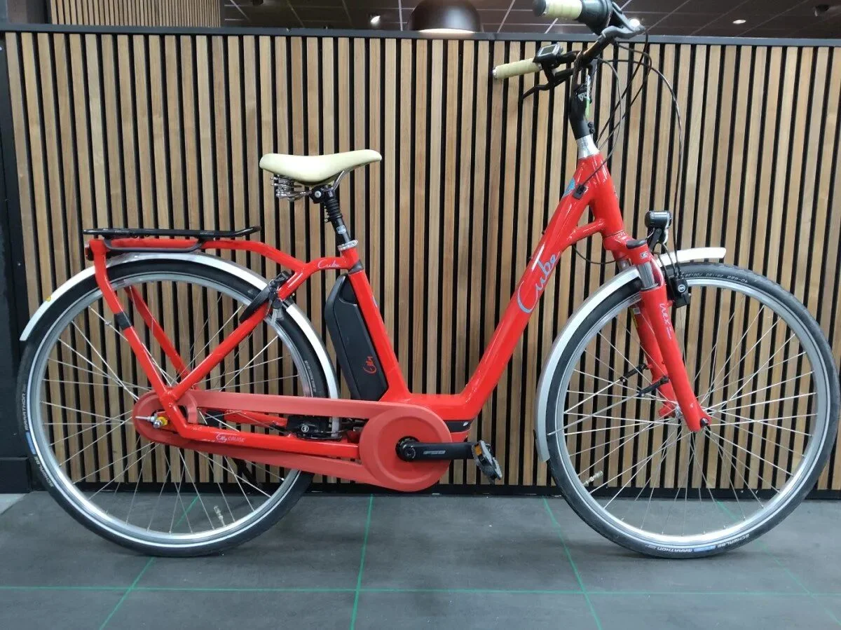 Cube CUBE ELLY CRUISE HYBRID 400 RED/MINT 18/19 EE50CM Dames monotube red/mint EE50 50cm 2018