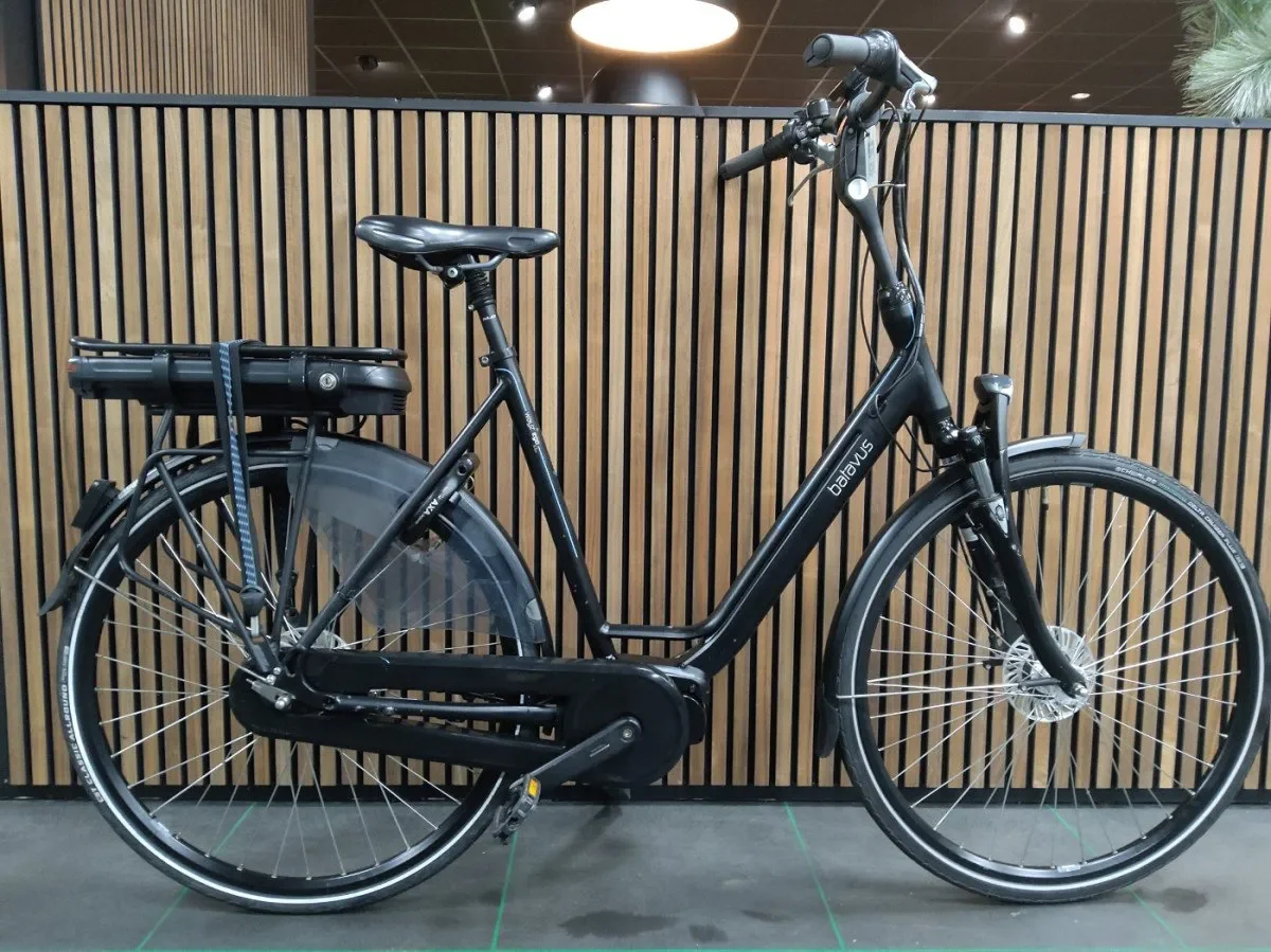 Batavus Wayz E-Go Deluxe Lage instap mat zwart d57 57cm
