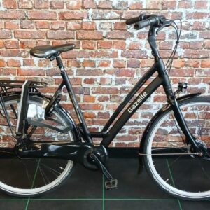Gazelle Chamonix C8 Zwartmat Dames 2022-57 cm