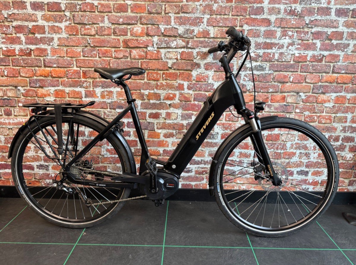 Stevens E-LAVENA ZWART Lage instap 2022-52 cm